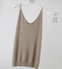 Summer Women Fashion Slim Knitting Tank Tops Female Bodycon Camisole Sleeveless T shirts With Shinning Rayon Knitted