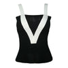 Summer Women Knitting Solid Backless Camis Tops Sleeveless Tee shirts Girls Tanks Crop Tops Knitwear Patchwork V Straps Girls