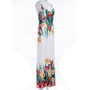 Summer Women Lady Sexy Sleeveless Strap Deep V-Neck Long Maxi Evening Party Elegant Dress Sundress