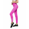 Summer Women Leggings High Waist Glowing Fitness Rainbow Reflective Laser Stripe Printing leggins Woman Pants workout Legging