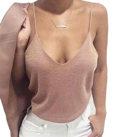 Summer Women Solid t shirts Sexy Tops Vest girl V Neck crop tops Strap ropa mujer camiseta sleeveless female Tees shirt