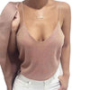 Summer Women Solid t shirts Sexy Tops Vest girl V Neck crop tops Strap ropa mujer camiseta sleeveless female Tees shirt