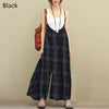 Summer Women Wide Leg Pants Loose Lattice Braces Overalls Vacation Dungarees Rompers Cotton Long Trousers Casual Jumpsuits 5XL
