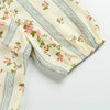 Summer Women's Casual Floral Print Square Neck Short Sleeve Slim Dress