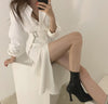 Summer Women's Dress 2022  Shirt Dress Long Evening Female Vintage Maxi White Solid Beach Women Dresses Casual Elegant Prom
