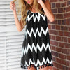 Summer dress  Women Casual Striped Printed Sleeveless Drawstring Tie Camisole Dress Sexy Women's summer dress платье