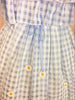 Summer dress for women Fresh Lovely Plaid Daisy Sleeveless Mini Dresses Sweet Lolita Girl Japan Princess Kawaii Chiffon Vestidos
