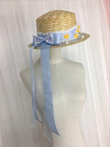 Summer dress for women Fresh Lovely Plaid Daisy Sleeveless Mini Dresses Sweet Lolita Girl Japan Princess Kawaii Chiffon Vestidos