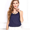 Summer style Multiple Women Tank Tops Brand Good Quality Women Chiffon Sleeveless Tshirt Female Shirt blouse Blusas Femininas