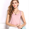 Summer style Multiple Women Tank Tops Brand Good Quality Women Chiffon Sleeveless Tshirt Female Shirt blouse Blusas Femininas