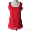 Summer style Multiple Women Tank Tops Brand Good Quality Women Chiffon Sleeveless Tshirt Female Shirt blouse Blusas Femininas