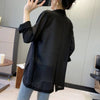 Sun-proof Blazers Women Thin Summer Casual OL Elegant All-match Cool Females Coats Loose Solid Chic Ulzzang Design Stylish Young