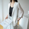 Sun-proof Blazers Women Thin Summer Casual OL Elegant All-match Cool Females Coats Loose Solid Chic Ulzzang Design Stylish Young