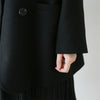 Sun2023 Autumn Korean Commuter Simple Loose Black Double Breasted Women's Blazer Fashionable