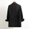 Sungtin 2022 Classic Double Breasted Solid Blazers Women Casual Long Blazer Jacket Office Lady Vintage Suits Coats Female Spring