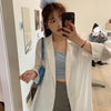 Sungtin Blazer Oversize Woman Black Long Sleeve Casual Loose Elegant Ladies Chiffon White 2022 Blazers for Women Formal Purple