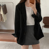 Sungtin Elegant Office Lady Blazer Jacket Women Loose Casual Black Outwear Spring Autumn Suit Blazer Coats Plus Size Korean OL