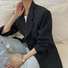 Sungtin Elegant Office Lady Blazer Jacket Women Loose Casual Black Outwear Spring Autumn Suit Blazer Coats 2022 Korean Chic OL