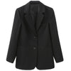 Sungtin Elegant Office Lady Blazer Jacket Women Loose Casual Black Outwear Spring Autumn Suit Blazer Coats Plus Size Korean OL