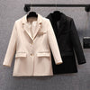 Sungtin Korean Oversize Blazer Coat Women Office Lady Long Sleeves Casual Jacket Coat Female Spring Autumn Chic Clothing