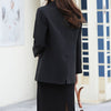 Sungtin Office Lady Loose Blazer Women Oversize Elegant Black Blazer Women Korean Style Spring Lapel Chic Women's Jacket