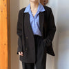 Sungtin Sweet Elegant Office Lady Blazer Jacket Women Loose Casual Black Outwear Spring Suit Blazer Coats Korean OL 3 Colors