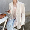Sungtin Sweet Elegant Office Lady Blazer Jacket Women Loose Casual Black Outwear Spring Suit Blazer Coats Korean OL 3 Colors