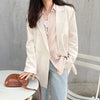 Sungtin Sweet Elegant Office Lady Blazer Jacket Women Loose Casual Black Outwear Spring Suit Blazer Coats Korean OL 3 Colors