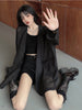 Sunscreen Coat Women's Summer Ultra-thin 2023 UV Breathable Loose Black Suit Cardigan  Oversized Blazer  Blazer Women