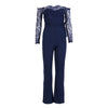 Super Fashion Spring Summer Jumpsuits Women High Quality Lace Patchwork Embroidery Sexy Party Jumpsuit Rompers Ladies Bodysuits