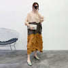 SuperAen 2022 Spring Women Long Dress Cotton Casual Irregular Ladies  Europe Wild Elegant  Clothing