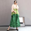 SuperAen 2022 Spring Women Long Dress Cotton Casual Irregular Ladies  Europe Wild Elegant  Clothing