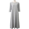 SuperAen Autumn Winter Long Plus Size O Neck Loose Cotton Sweatshirt Solid A-LINE Ankle-Length Casual Dress for Women