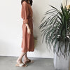 Cotton Linen Women Dress Summer New 2022 Solid Color Fashion Ladies Dress Long Sleeve Loose Wild Korean Style Dresses