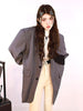 SuperAen Fake Two-piece Stitching Letter Shoulder Design Sense Suit Jacket Autumn 2023 Female Blazer