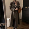 SuperAen Korea Chic Autumn Retro Winter 2023 Solid Color Women's Coat Lapel Double-breasted Casual Women Blazers