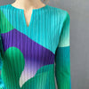 SuperAen Printed Loose Slim Autumn 2022 Three Quarter Straight V-Neck Casual Mid-Calf Dresses Women