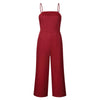 Elegant Wide Leg Jumpsuit Women Long Rompers 2022 Casual Ladies Overalls Beach Playsuit Summer Ladies Long Jumpsuit