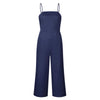 Elegant Wide Leg Jumpsuit Women Long Rompers 2022 Casual Ladies Overalls Beach Playsuit Summer Ladies Long Jumpsuit