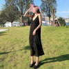 Suspender Skirt Inner Wear Base Loose Large Size Plump Girls Spring and Summer Fashionable Long Women's Pleated Maxi Dress