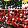 Runway Vintage Houndstooth Short Dress Women's luxurious Beading Diamonds Starfish Poker Cards Print Sleeveless Dress