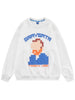 Sweatshirt Hoodies Harajuku Hip Hop Pixel Van Gogh Print Casual Crew Sweatshirts Streetwear 2023 Autumn Loose Sweatshirt