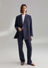Sweden Totem* women coat suit wood polyester double breasted casual office style blazer