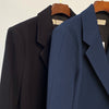 Sweden Totem* women coat suit wood polyester double breasted casual office style blazer