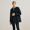 Sweden Totem* women coat suit wood polyester double breasted casual office style blazer