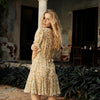 Sweet French Vintage Slim Woman Summer Sexy V-Neck Puff Sleeve Floral Mini Dress Female Elegant Dresses Ladies Casual Dress ML95