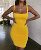 Sweet Rose red dress Mini Bodycon Women Summer   Dress Backless Sexy Wrap Neon sleeveless Dress jurk dames Club Party