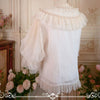 Women's Ruffled Long Sleeve Chiffon Blouse