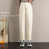 Syiwidii Velvet Jeans for Women Winter 2022 Warm Straight Denim Pants Black Fleece Elastic Waist Girls Mom Jeans Woman