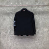 TB THOM Suit Autunm Winter Women's Jackets Brand Blazers Coats Classic White 4-Bar Stripes Formal Business Navy TB Suit
